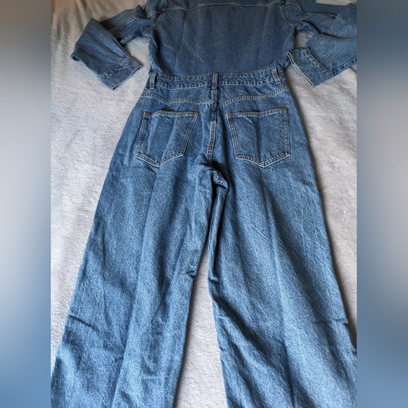 Zara Denim Jumpsuit - Picture 5 of 10